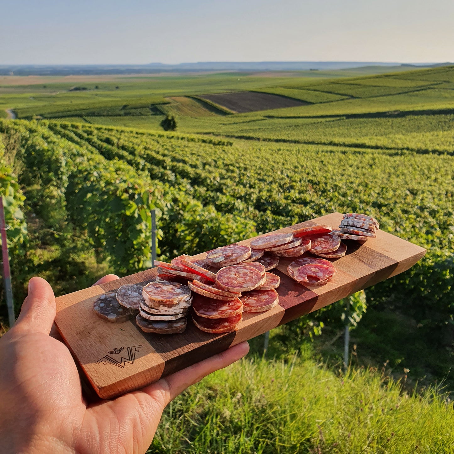 Planche à découper saucisson - Personnalisable